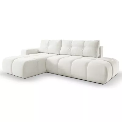 Schlafsofa mit Stauraum TRURO 1 - creme 1, linke Ecke
