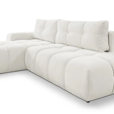 Schlafsofa mit Stauraum TRURO 1 - creme 1, linke Ecke