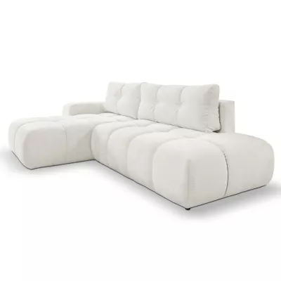 Schlafsofa mit Stauraum TRURO 1 - creme 1, linke Ecke