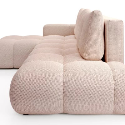 Schlafsofa mit Stauraum TRURO 1 – Aprikose, linke Ecke