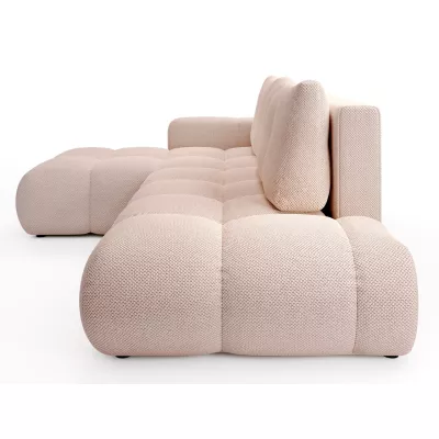 Schlafsofa mit Stauraum TRURO 1 – Aprikose, linke Ecke
