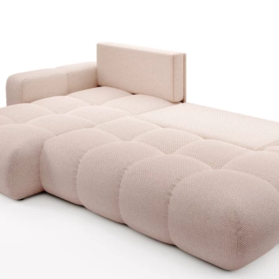 Schlafsofa mit Stauraum TRURO 1 – Aprikose, linke Ecke