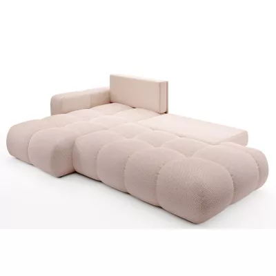 Schlafsofa mit Stauraum TRURO 1 – Aprikose, linke Ecke