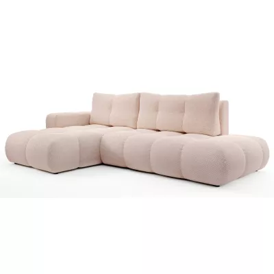 Schlafsofa mit Stauraum TRURO 1 – Aprikose, linke Ecke