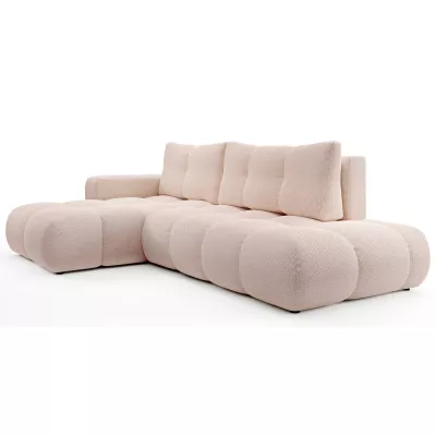 Schlafsofa mit Stauraum TRURO 1 – Aprikose, linke Ecke