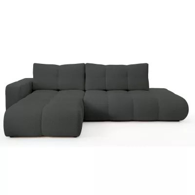 Schlafsofa mit Stauraum TRURO 1 – Graphit, linke Ecke