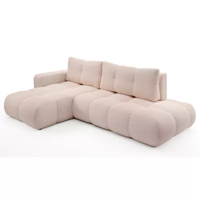 Schlafsofa mit Stauraum TRURO 1 – Aprikose, linke Ecke