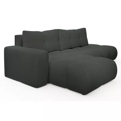 Schlafsofa mit Stauraum TRURO 1 – Graphit, linke Ecke