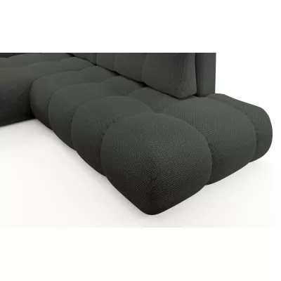 Schlafsofa mit Stauraum TRURO 1 – Graphit, linke Ecke