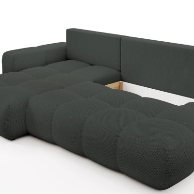 Schlafsofa mit Stauraum TRURO 1 – Graphit, linke Ecke