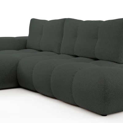 Schlafsofa mit Stauraum TRURO 1 – Graphit, linke Ecke