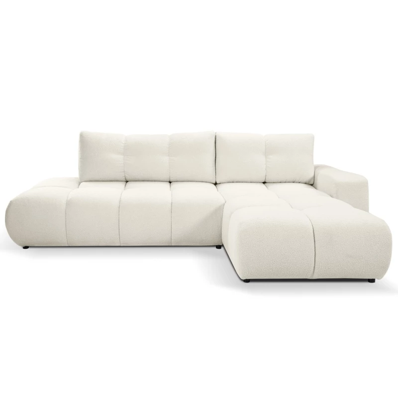 Schlafsofa mit Stauraum TRURO 1 - creme 2, rechte Ecke