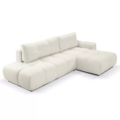 Schlafsofa mit Stauraum TRURO 1 - creme 2, rechte Ecke