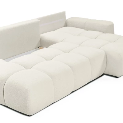 Schlafsofa mit Stauraum TRURO 1 - creme 2, rechte Ecke