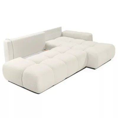 Schlafsofa mit Stauraum TRURO 1 - creme 2, rechte Ecke