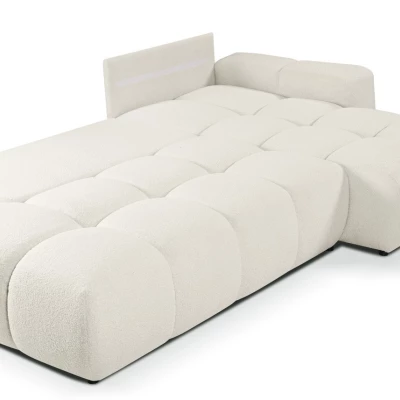 Schlafsofa mit Stauraum TRURO 1 - creme 2, rechte Ecke