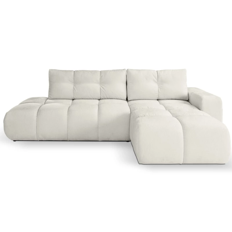 Schlafsofa mit Stauraum TRURO 1 - hellbeige 2, rechte Ecke