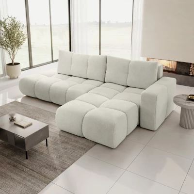 Schlafsofa mit Stauraum TRURO 1 - hellbeige 2, rechte Ecke