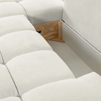 Schlafsofa mit Stauraum TRURO 1 - hellbeige 2, rechte Ecke