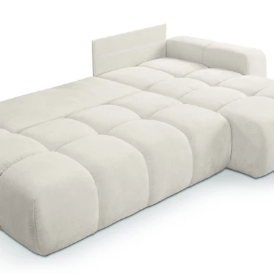 Schlafsofa mit Stauraum TRURO 1 - hellbeige 2, rechte Ecke