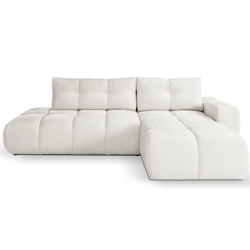Schlafsofa mit Stauraum TRURO 1 - creme 1, rechte Ecke