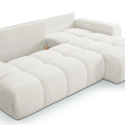 Schlafsofa mit Stauraum TRURO 1 - creme 1, rechte Ecke
