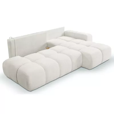 Schlafsofa mit Stauraum TRURO 1 - creme 1, rechte Ecke