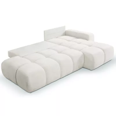 Schlafsofa mit Stauraum TRURO 1 - creme 1, rechte Ecke