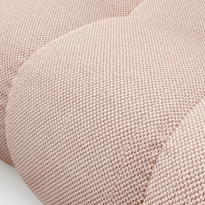Schlafsofa mit Stauraum TRURO 1 – Aprikose, rechte Ecke