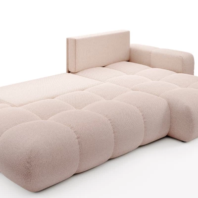 Schlafsofa mit Stauraum TRURO 1 – Aprikose, rechte Ecke