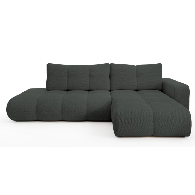 Schlafsofa mit Stauraum TRURO 1 – Graphit, rechte Ecke