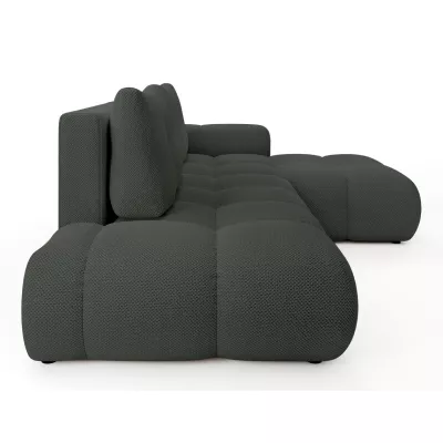 Schlafsofa mit Stauraum TRURO 1 – Graphit, rechte Ecke