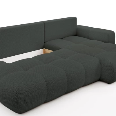 Schlafsofa mit Stauraum TRURO 1 – Graphit, rechte Ecke