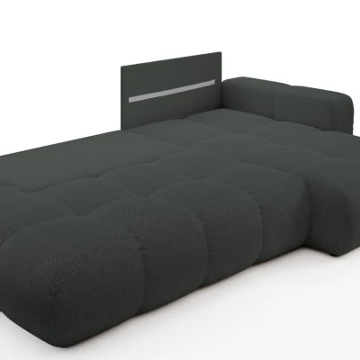 Schlafsofa mit Stauraum TRURO 1 – Graphit, rechte Ecke