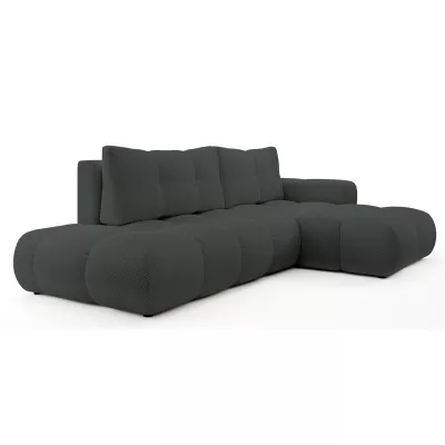 Schlafsofa mit Stauraum TRURO 1 – Graphit, rechte Ecke