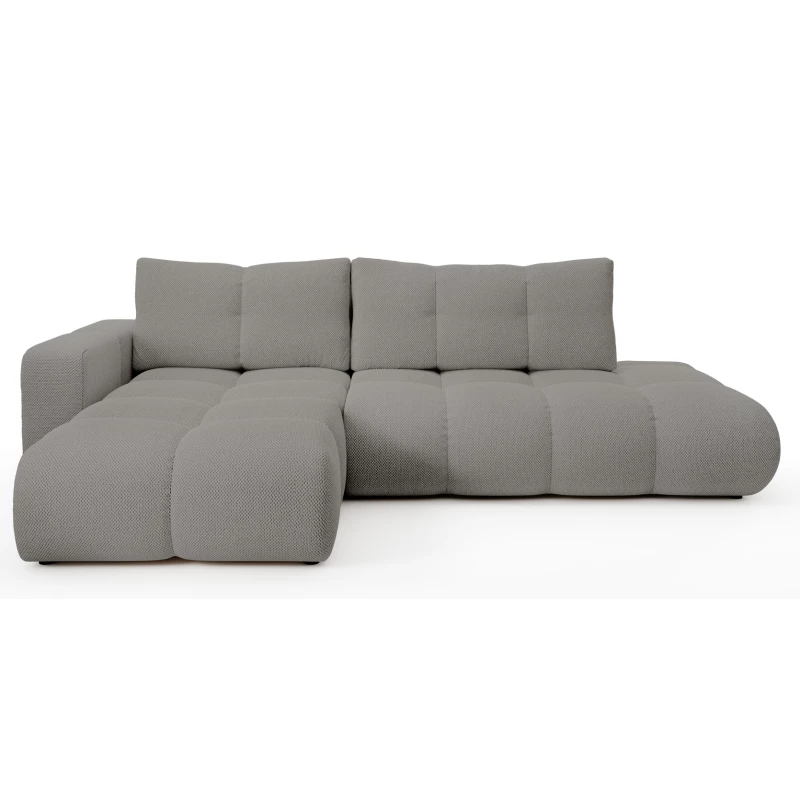 Schlafsofa mit Stauraum TRURO 1 - grau 2, linke Ecke