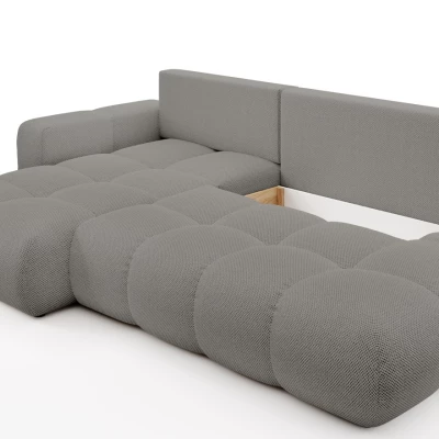 Schlafsofa mit Stauraum TRURO 1 - grau 2, linke Ecke
