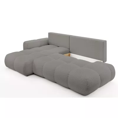 Schlafsofa mit Stauraum TRURO 1 - grau 2, linke Ecke