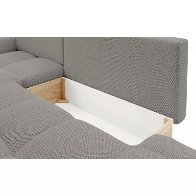 Schlafsofa mit Stauraum TRURO 1 - grau 2, linke Ecke