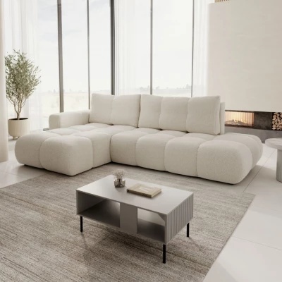 Schlafsofa mit Stauraum TRURO 1 – hellbeige 1, linke Ecke