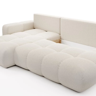 Schlafsofa mit Stauraum TRURO 1 – hellbeige 1, linke Ecke