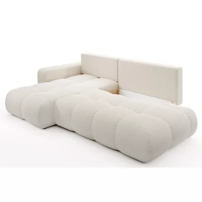 Schlafsofa mit Stauraum TRURO 1 – hellbeige 1, linke Ecke