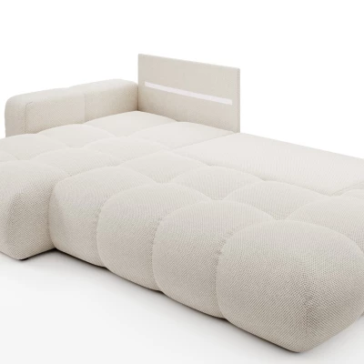Schlafsofa mit Stauraum TRURO 1 – hellbeige 1, linke Ecke