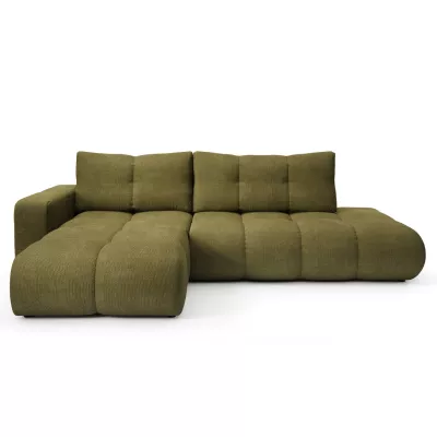 Schlafsofa mit Stauraum TRURO 1 - oliv, linke Ecke