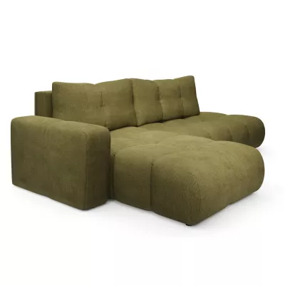 Schlafsofa mit Stauraum TRURO 1 - oliv, linke Ecke