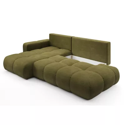 Schlafsofa mit Stauraum TRURO 1 - oliv, linke Ecke