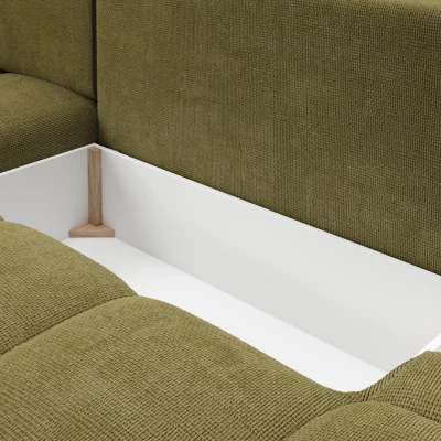 Schlafsofa mit Stauraum TRURO 1 - oliv, linke Ecke