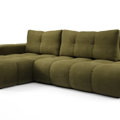 Schlafsofa mit Stauraum TRURO 1 - oliv, linke Ecke