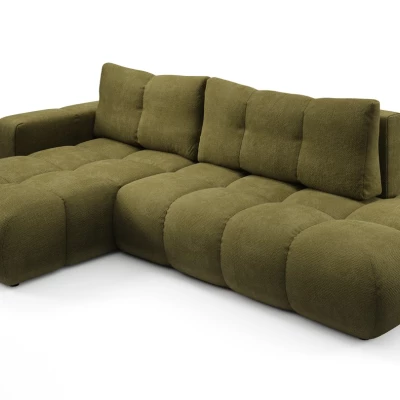 Schlafsofa mit Stauraum TRURO 1 - oliv, linke Ecke