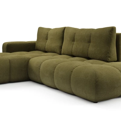 Schlafsofa mit Stauraum TRURO 1 - oliv, linke Ecke